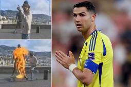 Le prendió fuego a la estatua que tiene Cristiano Ronaldo en su museo: Esta es la última advertencia de Dios