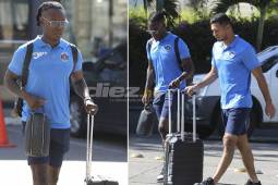 Rubilio Castillo ya está habilitado para jugar con Motagua y realizó el viaje con el resto de la plantilla.