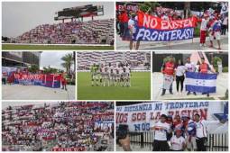 Repasamos las fotografías de ambiente que nos dejó el duelo entre Olimpia y Pachuca en el amistoso disputado este domingo en los Estados Unidos. Centenares de aficionados merengues llegaron para apoyar al conjunto albo.
