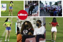 Olimpia visita La Ceiba para enfrentar al Vida y ni la lluvia enfría los ánimos. Los ceibeños llegaron al recinto para disfrutar del buen fútbol. Las postales que captó el lente de DIEZ. Fotos Neptalí Romero