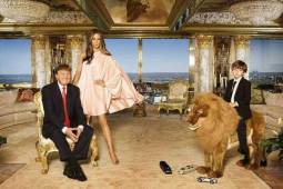 El hogar está ubicado en la Torre Trump en Nueva York.