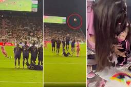 Messi le dio un balonazo a un niña en el triunfo del Inter Miami y la reacción del padre se viralizó.