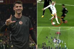 Escándalo en Turquía: Álvaro Morata marca de penal y el rival de Galatasaray abandona el partido