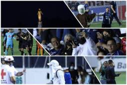 Motagua superó la serie ante Upnfm con un marcador global de 5-2 en un juego traducido de controversia arbitral. Repasamos las imágenes que no viste en televisión. Fotos: Alex Pérez.