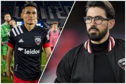 Andy Najar durante uno de sus encuentros con el DC United en la MLS.