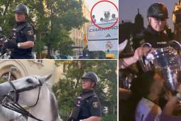 Emocionante: el padre de Dani Carvajal escoltó a su hijo y al bus del Real Madrid rumbo a Cibeles