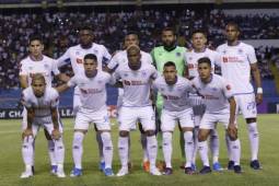 Plantilla titular de Olimpia ante Seattle en el encuentro de ida en San Pedro Sula.