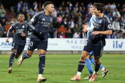 Mbappé y Lunin salvan al Real Madrid en Copa del Rey tras vencer con sufrimiento al Talavera
