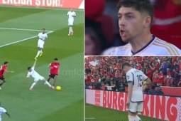 Fede Valverde le recriminó a Brahim por perder un balón durante el Mallorca-Real Madrid.