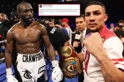 Terence Crawford le contestó desde su cuenta de Xa a Teófimo López luego de desafiarlo a una batalla.