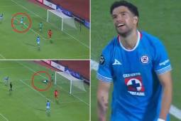 Solo y con el arco vacío: increíble fallo de un jugador de Cruz Azul en la Champions de Concacaf
