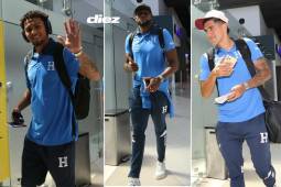 La selección hondureña se desplazó con todas sus figuras desde Palmerola. (Fotos Alex Pérez)