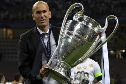 Zinedine Zidane conquistó tres Champions League al hilo con el Real Madrid.