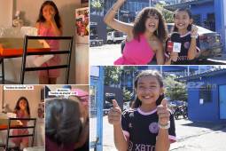 Amy Márquez se viralizó en las redes por su emotiva reacción cuando se enteró que irá a El Salvador-Inter Miami. (Fotos Neptalí Romero)
