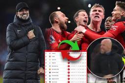 El Liverpool se subió a los más alto de la clasificación en la Premier y el United finalmente ganó.