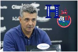 Diego Vázquez en conferencia de prensa previo al juego ante Canadá. Foto: Mauricio Ayala.