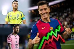 Lewandowski marcó doblete en el Clásico: así queda la tabla de máximos goleadores históricos que lideran Cristiano y Messi