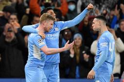 Manchester City pegó primero ante el Atlético gracias al gol de Kevin De Bruyne en el Etihad Stadium.