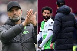 Klopp y Salah discutieron cuando el delantero estaba por ingresar al campo.