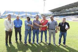 Personal de la gerencia de deportes de San Pedro Sula y Condepor, prácticamente dieron el banderillazo iniciar al proyecto de remodelación del Estadio Morazán de San Pedro Sula.