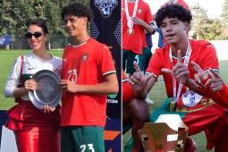 Hijo de Cristiano Ronaldo ganó su segundo título con Portugal: vencieron a Inglaterra en la final