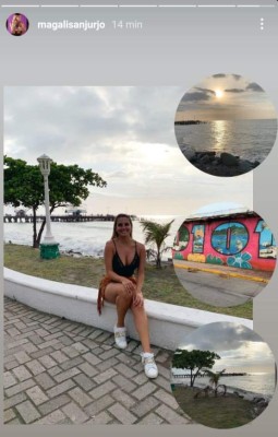 Picantes vacaciones: Magali Sanjurjo deslumbra junto a Guillermo Chavasco en La Ceiba &nbsp;&nbsp;&nbsp;