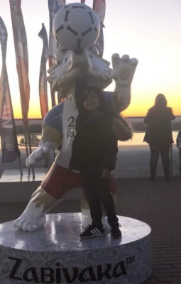 Andrea Salas celebró su cumpleaños junto a Keylor Navas en pleno mundial