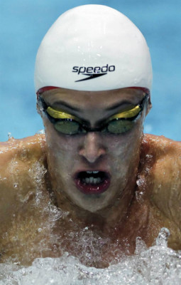 Copa del mundo de natación en Moscú.