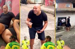 Adriano se hunde en el “infierno” del alcohol, favelas y una dura imagen con sus amigos en Brasil