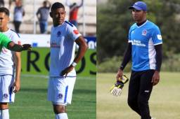 Carlo Costly y Donis Escober estarían viviendo sus últimos días como jugadores del albo. Foto DIEZ