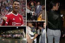 Cristiano Ronaldo no perdió el tiempo luego de su reestreno con el Manchester United y llevó a su familia a un restaurante sin lujos celebrar su debut con éxito en Old Trafford. FOTOS: The Sun