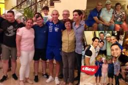 Jonathan Rubio se la ha pasado en grande esto días de Selección Nacional y la alegría más reciente fue tener a sus padres, quienes vinieron de España a vacacionar y lo verán en vivo y en directo contra Chile.
