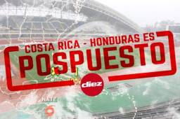 El partido entre Honduras y Costa Rica que se jugaría este viernes se disputará este sábado a las 4:00 pm tras una larga reunión. Foto-arte Jacobo Baustista