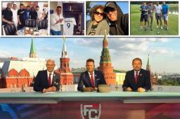 El exgoleador hondureño Carlos Pavón ahora es comentarista deportivo en Univisión y se codea con otras grandes exestrellas del balompié. Acá las imágenes de su nueva vida.