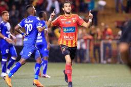 Alexis Palacio anotó el gol del triunfo para Árabe Unido este jueves, pero no le ajustó.