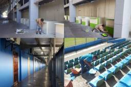 El estadio Morazán de San Pedro Sula ya está cerrado y han comenzado los trabajos para la reconstrucción y dejarlo listo para el 28 de marzo.