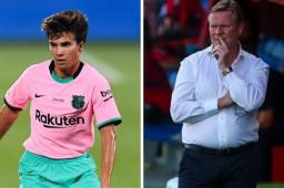 Riqui Puig se suma a la lista de descartados del entrenador Ronald Koeman en el FC Barcelona.
