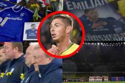 Todos los estadios de Inglaterra guardaron un minuto de silencio en homenaje al jugador que desapareció hace una semana en su vuelo de vuelta a Cardiff en el Canal de la Mancha.