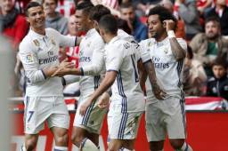 Casemiro marcó y acabó con el fortín de San Mamés. Real Madrid consolida el liderato en España. Fotos AFP