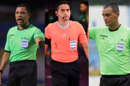 Los árbitros que están como candidatos a ser el mejor del 2023 en la Liga Nacional de Honduras.