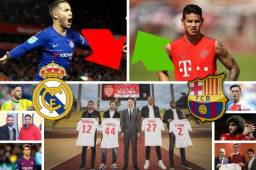 Te presentamos los principales rumores y fichajes en el fútbol de Europa. El hondureño Jona Mejía tiene nuevo club en España. James Rodríguez y Hazard también son noticia.