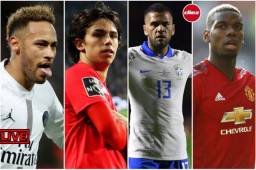 Neymar, Joao Felix, Alves y Pogba son los nombres que sobresalen en el mercado de fichajes de Europa.