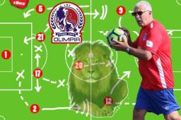 Olimpia busca pegar primero en las semifinales ante el Real España en el estadio Olímpico de San Pedro Sula.