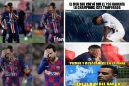Te presentamos los otros memes que no has visto de la derrota del PSG ante el Bayern Múnich en la final de la Champions. Hasta Messi es protagonista.