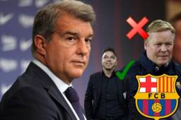 De momento, Koeman va a dirigir el sábado ante el Atlético de Madrid, pero Laporta ya está decidido sacarlo y suenan varios nombres. Dos son los grandes favoritos del presidente del Barcelona.