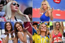 La belleza no puede faltar el Mundial de Rusia 2018 y la selección de Inglaterra tiene muchas lindas seguidoras que se hicieron presente en el juego ante Suecia.