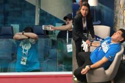 Diego Maradona asegura que está tranquilo y que no ha sido hospitalizado.