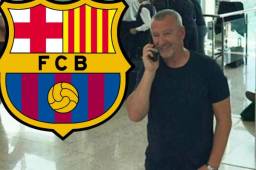 Esta imagen del agente de Draxler en Barcelona está dando de qué hablar. FOTO: BILD.