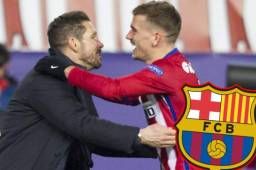 Simeone explicó que solo piensa en la final de la Europa League y evitó hablar del fichaje de Griezmann.