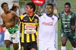 La carrera de Carlo Costly en los equipos de la Liga Nacional desde su debut en 2006 con el Platense hasta su último torneo con el Marathón. Fotos archivo DIEZ